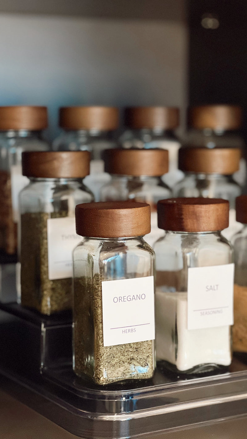 Labelling, spice jars, homesmiths, acacia - Casa Eva | Home Organizing and Styling
